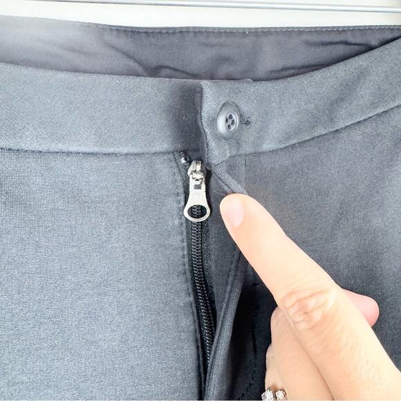 Lululemon City Trek Athleisure Office Casual Slim Trouser In Ponte Black Sz 2 - Picture 9 of 16